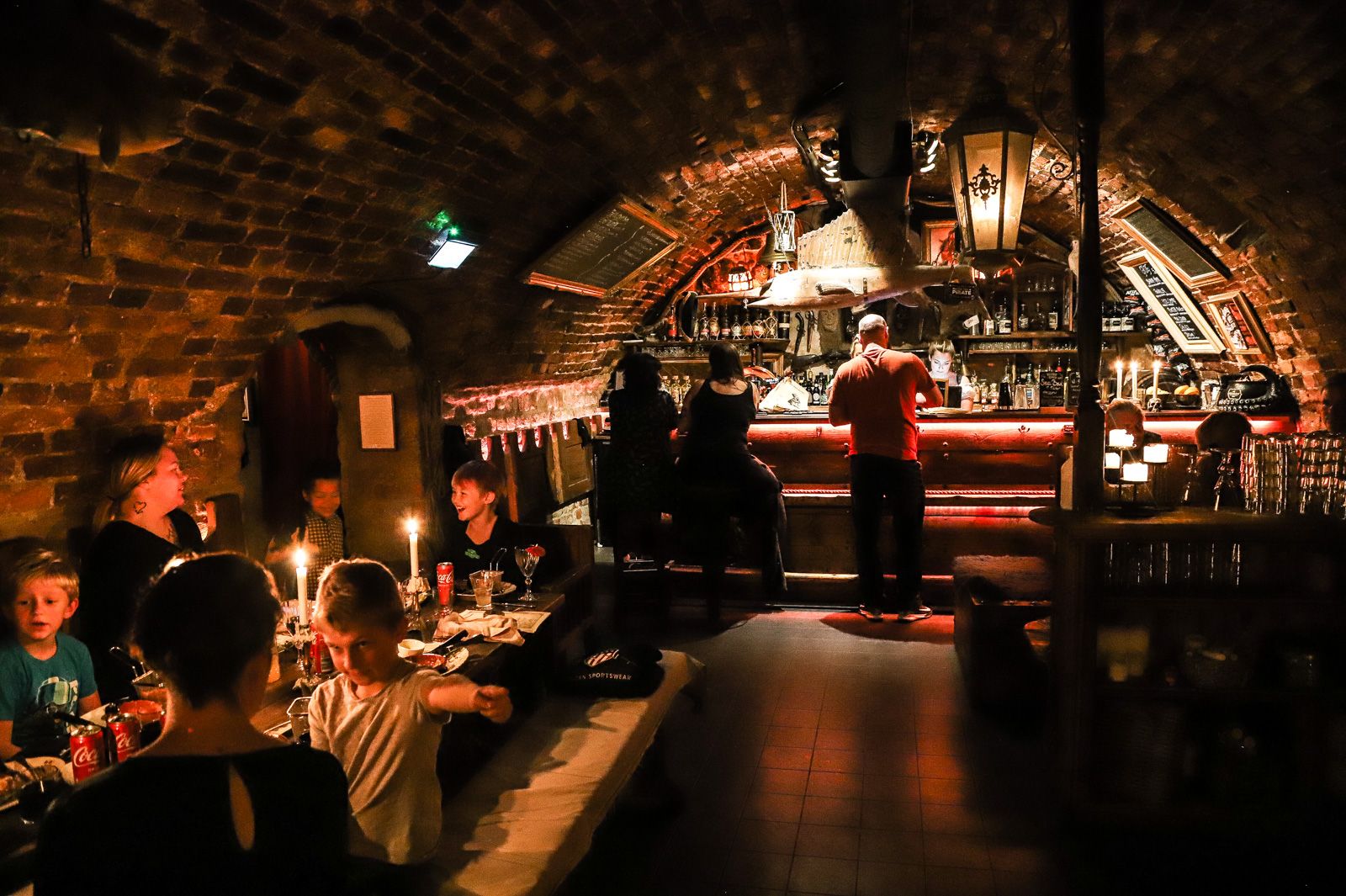 An underground bar in Stockholm, Sweden