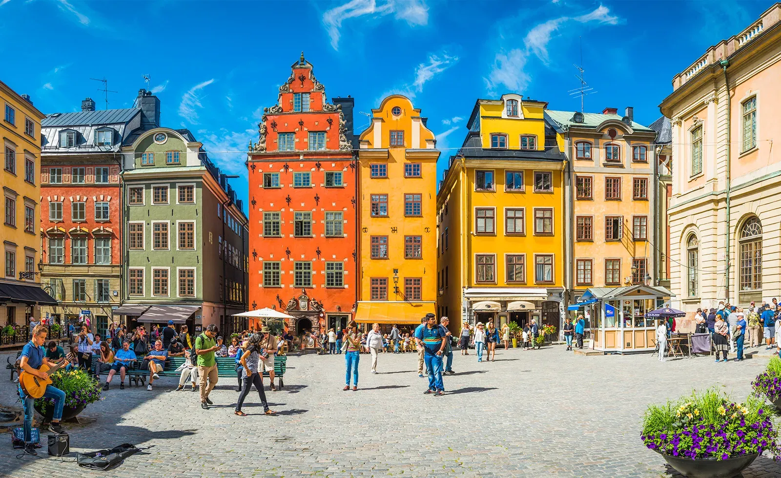 Gamla Stan, also known as the Old Town, in Stockholm, Sweden