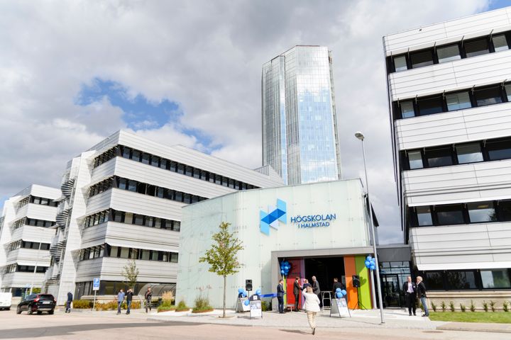 Photo of Halmstad University campus in Sweden