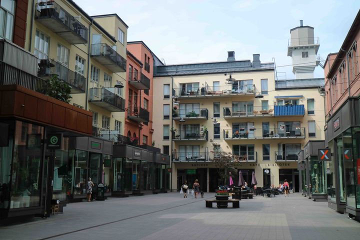 Photo of a neighborhood in Sundbyberg, Sweden