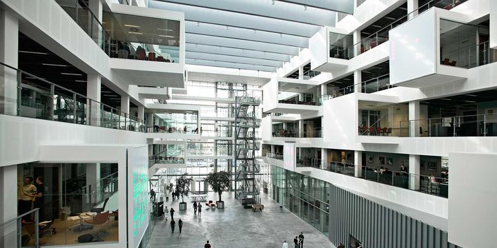 Photo from inside the IT University of Copenhagen