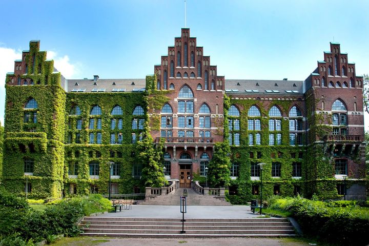 Lund University campus in Lund, Sweden