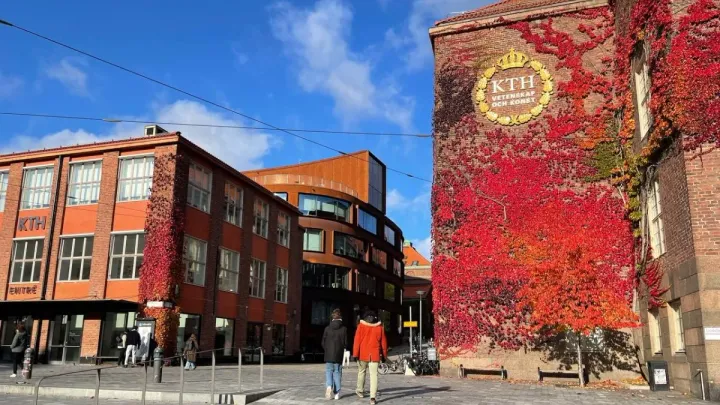 Photo of KTH Royal Institute of Technology's campus in Stockholm, Sweden